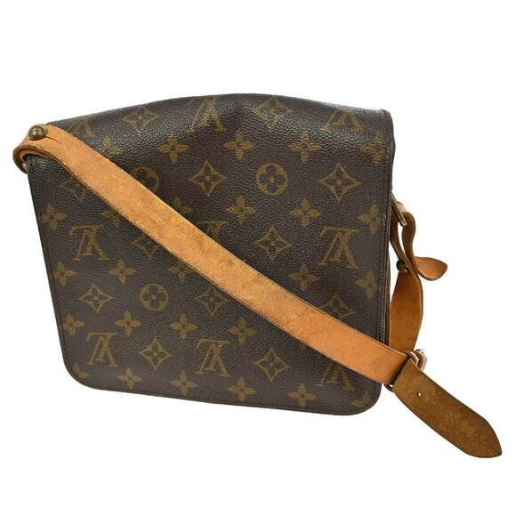 LOUIS VUITTON CARTOUCHIERE MM SHOULDER BAG MONOGRAM M51253 8904SL XX70369 BN03 - Picture 12 of 15